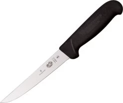 Victorinox Boning Fixed Knife 6" Stainless Steel Blade Black Fibrox Handle VN5600315