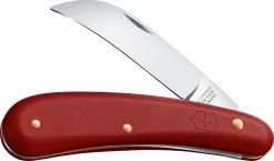 Victorinox Pruning Folding Knife 2.88" Stainless Steel Blade Red Synthetic Handle 19201