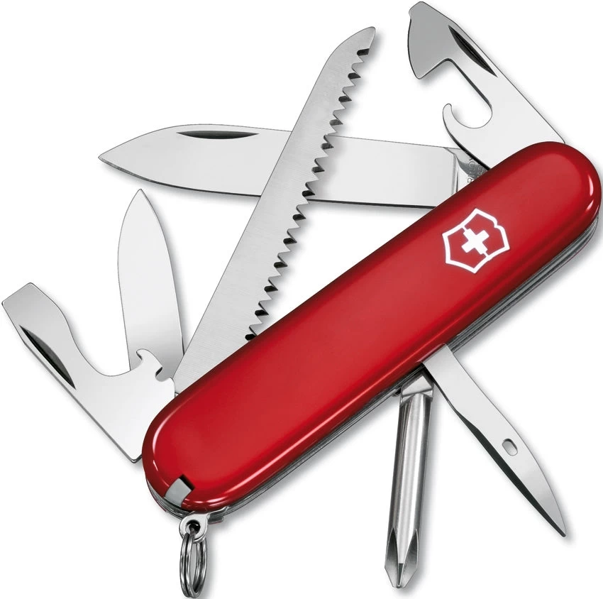 Victorinox Hiker Multi Tool Knife Stainless Steel Blade Red ABS Handle 14613033X1 1 Victorinox Hiker Multi Tool Knife Stainless Steel Blade Red ABS Handle 14613033X1