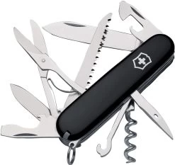 Victorinox Huntsman Multi Tool Knife Stainless Steel Blade Black ABS Handle 137133X1