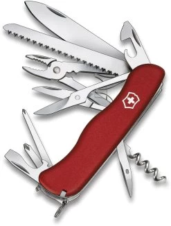 Victorinox Hercules Multi Tool Knife Stainless Steel Blade Red Polymer Handle 08543