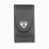 Victorinox Black Leather Pouch 91/93 Mm 5-8 Layers