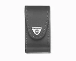 Victorinox Black Leather Pouch 91/93 Mm 5-8 Layers