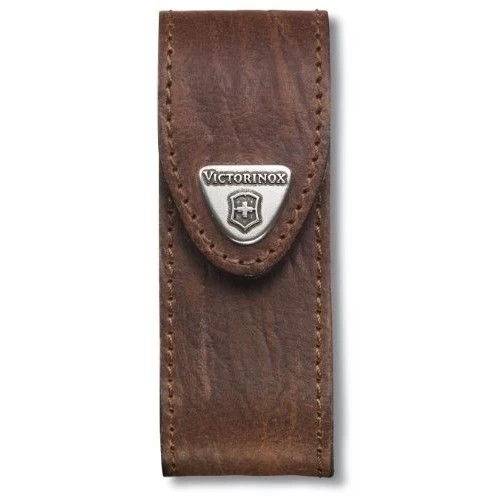 Victorinox Brown Leather Pouch 91/93 Mm 2-4 Layers 2 Victorinox Brown Leather Pouch 91/93 Mm 2-4 Layers - Image 2