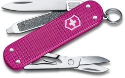 Victorinox Classic SD Flamingo Party Multi Tool Pocket Knife Toothpick Alox Handle 06221251G