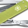 Victorinox Classic SD Lime Twist Multi Tool Pocket Knife Toothpick Alox Handle 06221241G