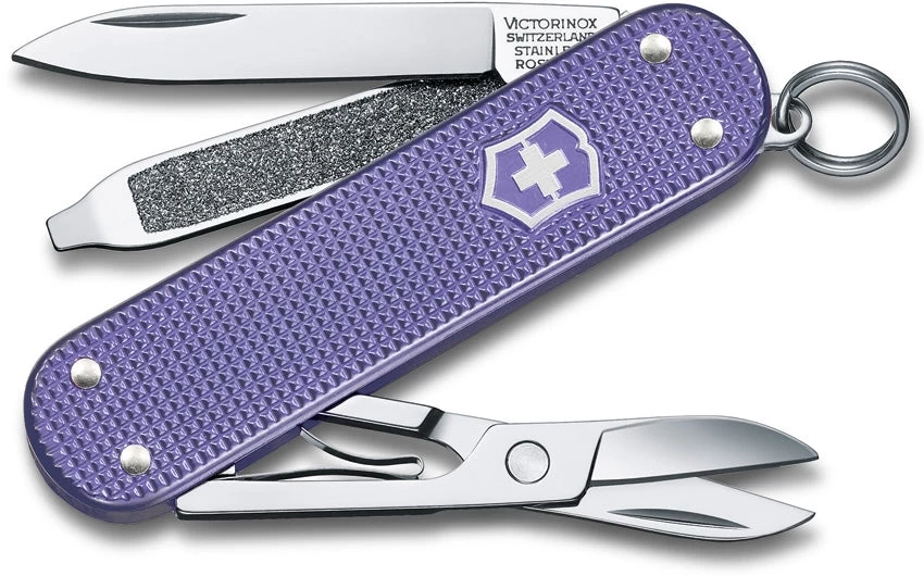 Victorinox Classic SD Electric Laven Multi Tool Pocket Knife Toothpick Alox Handle 06221223G