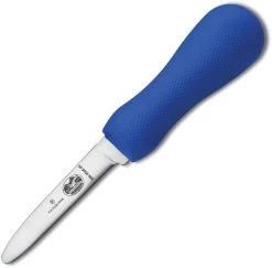 Victorinox Clam Fixed Knife 3.25" Stainless Steel Blade Blue Synthetic Handle 763997