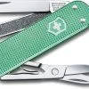 Victorinox Classic Minty Mint SD Multi Tool Pocket Knife Toothpick Alox Handle 06221221G