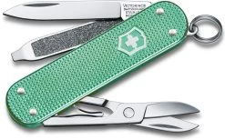 Victorinox Classic Minty Mint SD Multi Tool Pocket Knife Toothpick Alox Handle 06221221G