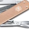 Victorinox Classic SD Fresh Peach Multi Tools Pocket Knife Toothpick Alox Handle 06221202G