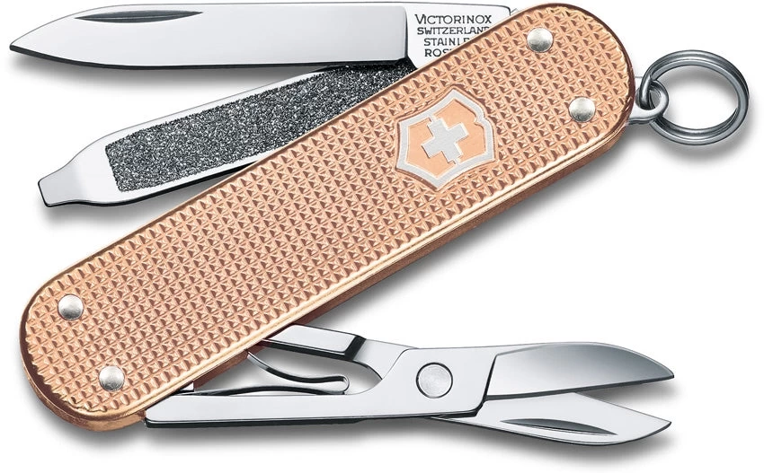 Victorinox Classic SD Fresh Peach Multi Tools Pocket Knife Toothpick Alox Handle 06221202G 1 Victorinox Classic SD Fresh Peach Multi Tools Pocket Knife Toothpick Alox Handle 06221202G