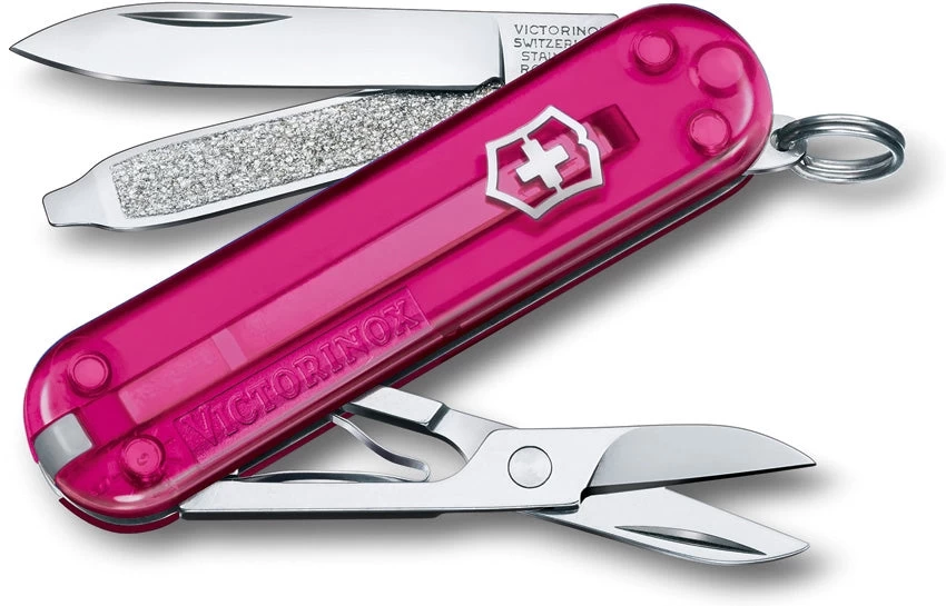 Victorinox Classic SD Cupcake Dream Pocket Multi Tool Translucent ABS Handle 06223T5G