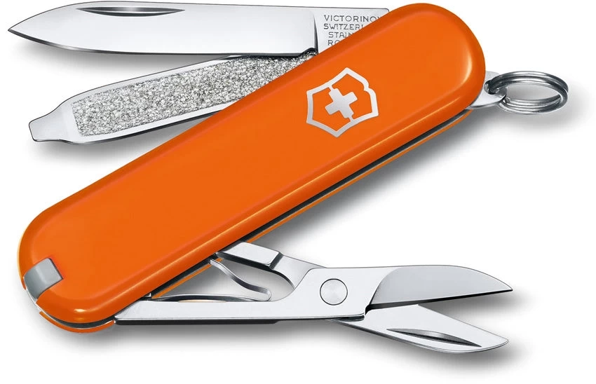 Victorinox Classic SD Mango Tango Pocket Multi Tool Orange ABS Handle 0622383G 1 Victorinox Classic SD Mango Tango Pocket Multi Tool Orange ABS Handle 0622383G