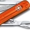 Victorinox Classic SD Fire Opal Pocket Multi Tool Translucent ABS Handle 06223T82G