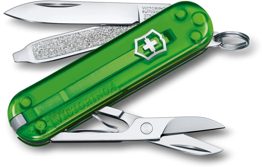 Victorinox Classic SD Green Tea Pocket Multi Tool Translucent ABS Handle 06223T41G 1 Victorinox Classic SD Green Tea Pocket Multi Tool Translucent ABS Handle 06223T41G