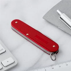 Victorinox Cadet Red Swiss Army Knife -Victorinox Sale Online SA0260120R Cadet Back Closed Lifestyle