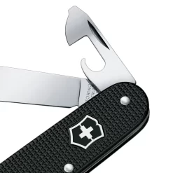 Victorinox Cadet Black Swiss Army Knife -Victorinox Sale Online SA0260123R Cadet Black Can Opener Detail