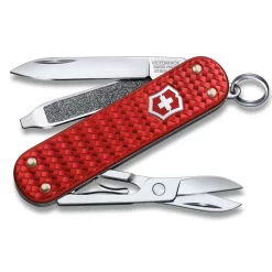 Victorinox Classic SD Precious Alox Swiss Army Knife -Victorinox Sale Online SA06221401G Classic SD Precious Alox Iconic Red