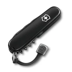 Victorinox Onyx Black Spartan Swiss Army Knife 7 Victorinox Onyx Black Spartan Swiss Army Knife -Victorinox Sale Online SA1360331P Onyx Black Spartan Closed Angle