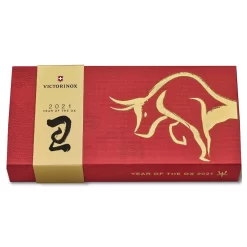 Victorinox Year Of The Ox Huntsman 2021 Limited Edition Swiss Army Knife -Victorinox Sale Online SA13714E10 Year of the Ox Huntsman Swiss Army Knife Box