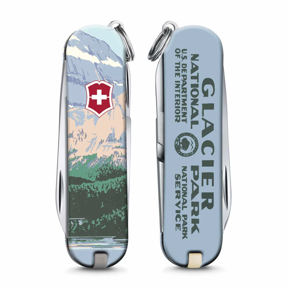 Victorinox Glacier National Park Poster Art Classic SD Swiss Army Knife 2 Victorinox Glacier National Park Poster Art Classic SD Swiss Army Knife - Image 2