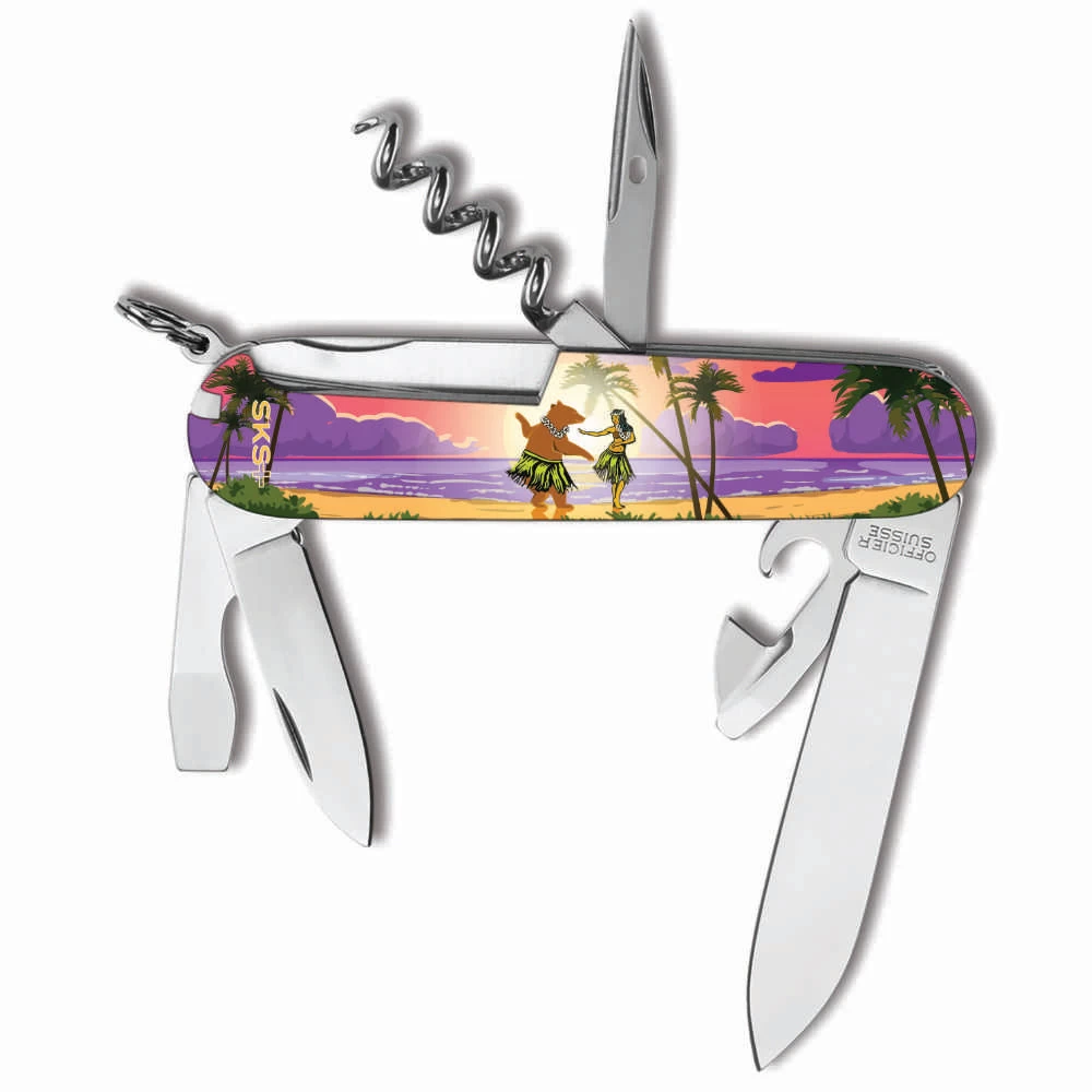 Victorinox Luau Bear Spartan Designer Swiss Army Knife 2 Victorinox Luau Bear Spartan Designer Swiss Army Knife - Image 2
