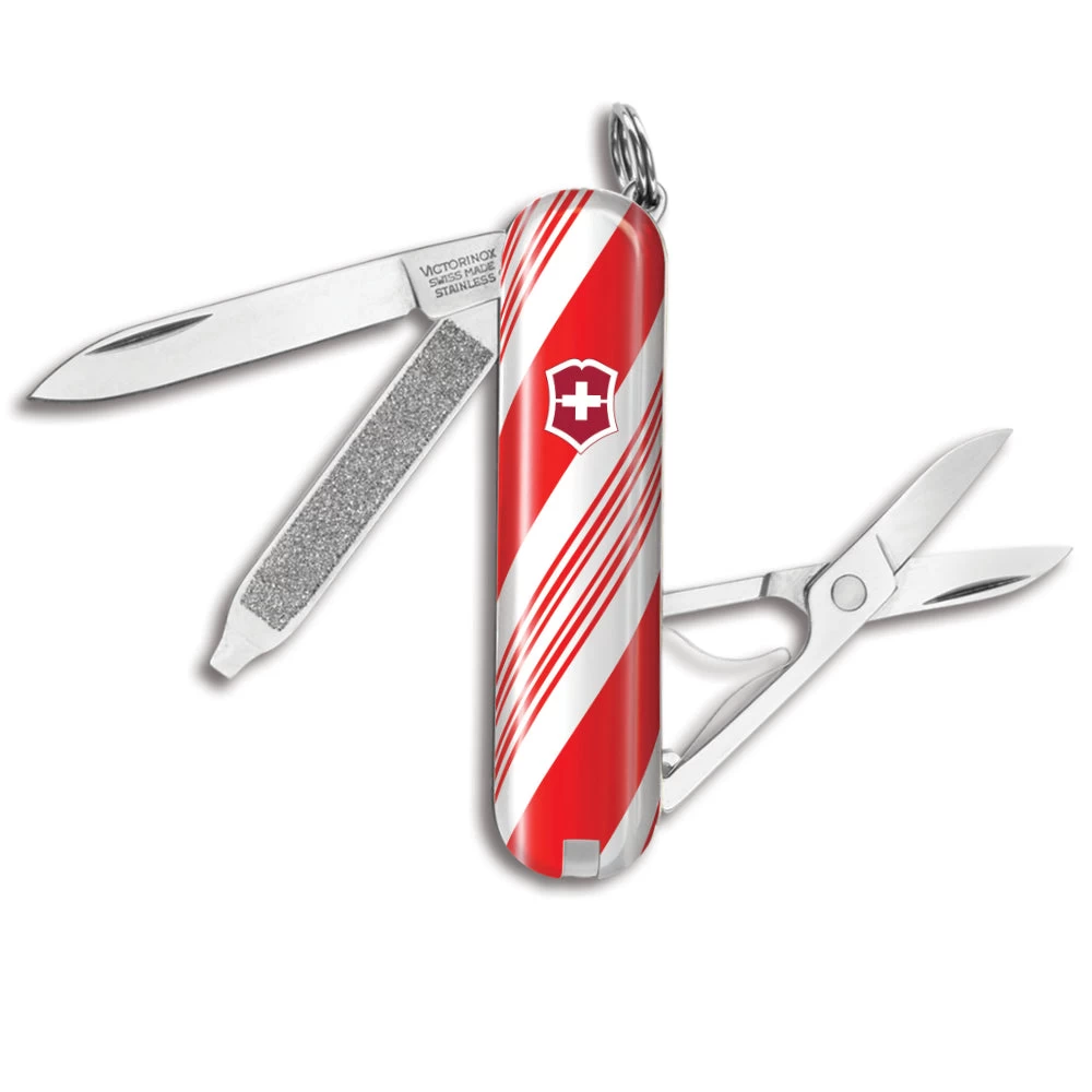 Victorinox Peppermint Stick Classic SD Designer Swiss Army Knife 1 Victorinox Peppermint Stick Classic SD Designer Swiss Army Knife