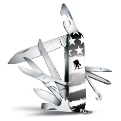 Victorinox Wounded Warrior Project Black And White American Flag Fieldmaster Swiss Army Knife