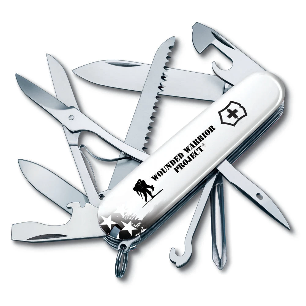Victorinox Wounded Warrior Project Black And White American Flag Fieldmaster Swiss Army Knife 3 Victorinox Wounded Warrior Project Black And White American Flag Fieldmaster Swiss Army Knife - Image 3