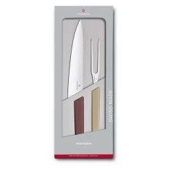 Swiss Modern Colors 2-Piece Carving Set By Victorinox -Victorinox Sale Online VF6909621G Swiss Modern Colors Carving Set Boxed