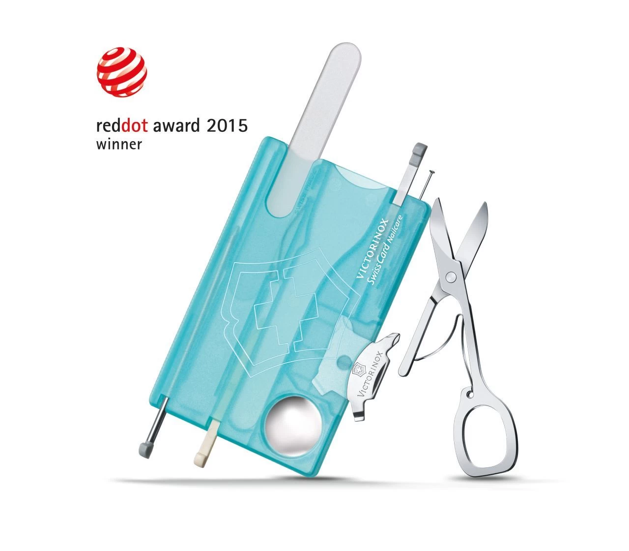 Victorinox SwissCard Nailcare Ice Blue 2 Victorinox SwissCard Nailcare Ice Blue - Image 2