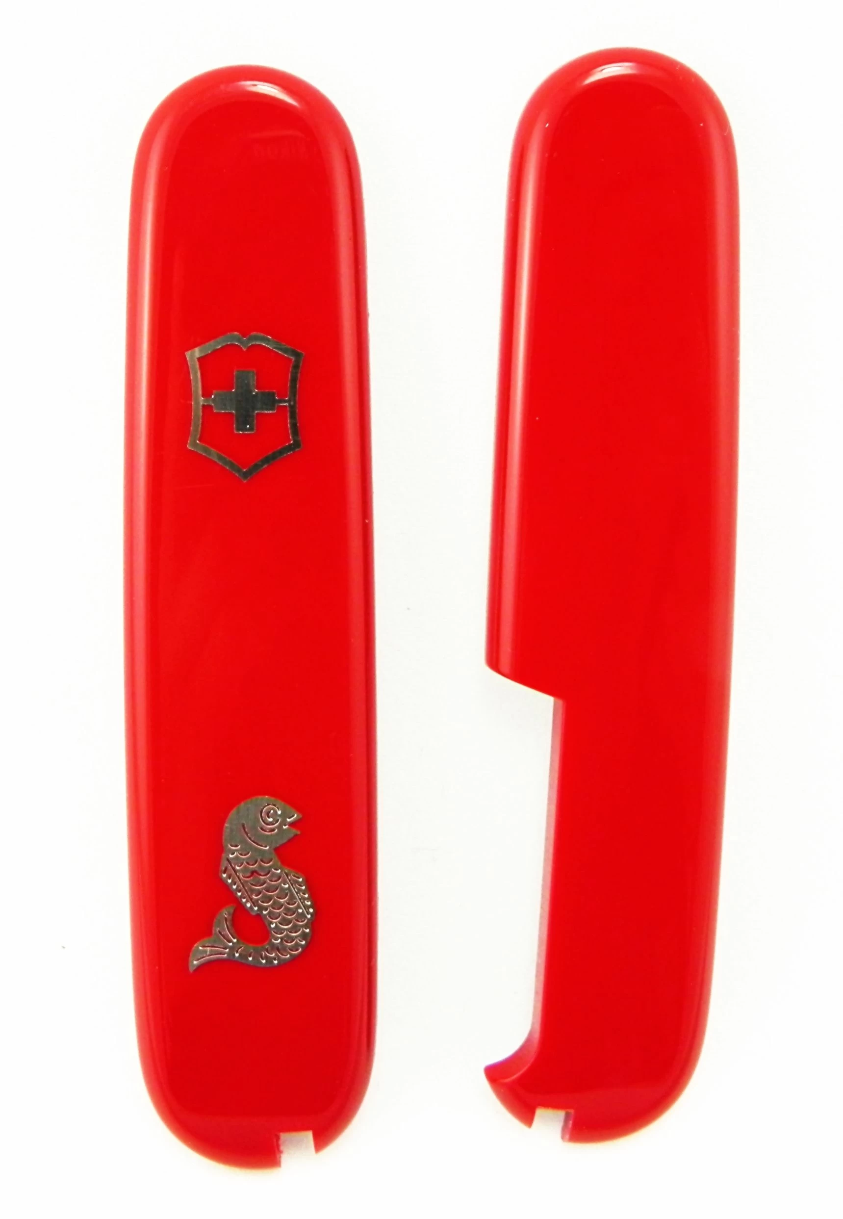Victorinox Red Handles With Fish Logo 1 Victorinox Red Handles With Fish Logo