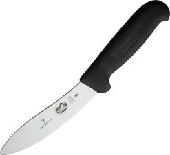 Victorinox Upswept Fixed Knife 5" Stainless Steel Blade Black Fibrox Handle 5790312