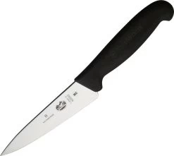 Victorinox Mini Chefs Fixed Knife 5" Stainless Steel Blade Black Fibrox Handle 5200312