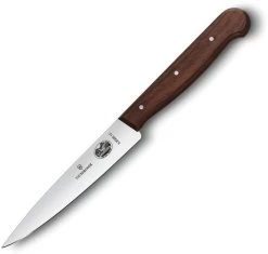 Victorinox Utility Fixed Knife 6" Stainless Steel Blade Rosewood Handle 5200012