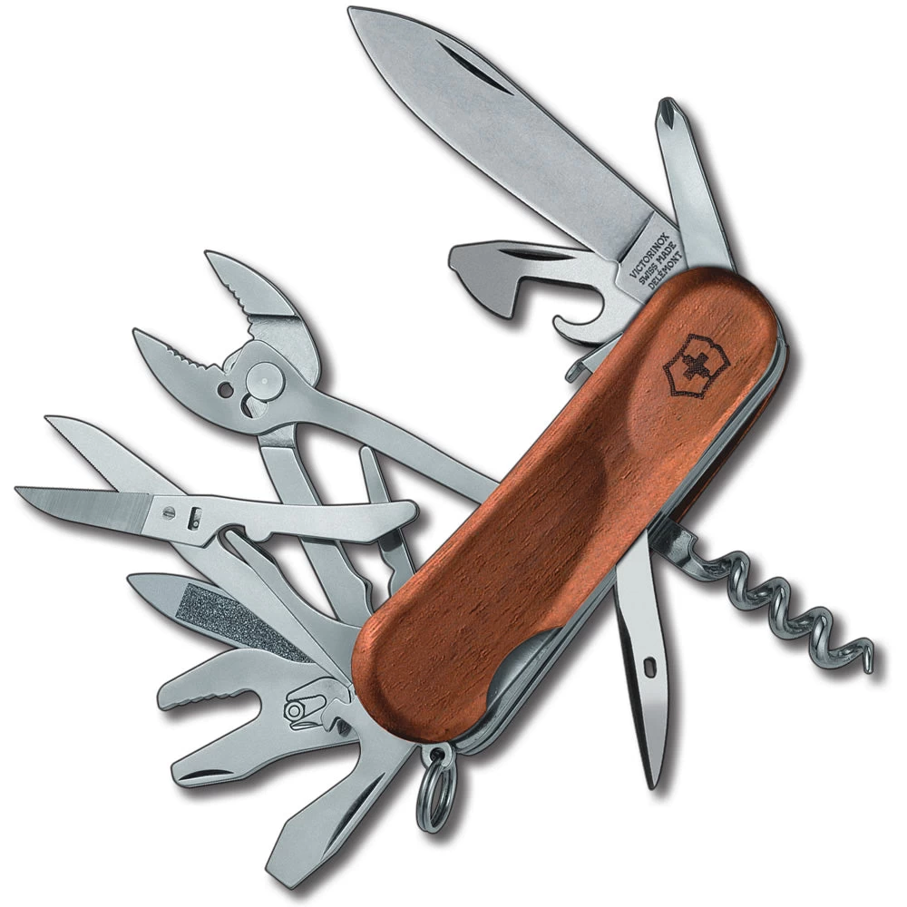 Victorinox Evolution Wood S557 Lockblade Swiss Army Knife 1 Victorinox Evolution Wood S557 Lockblade Swiss Army Knife