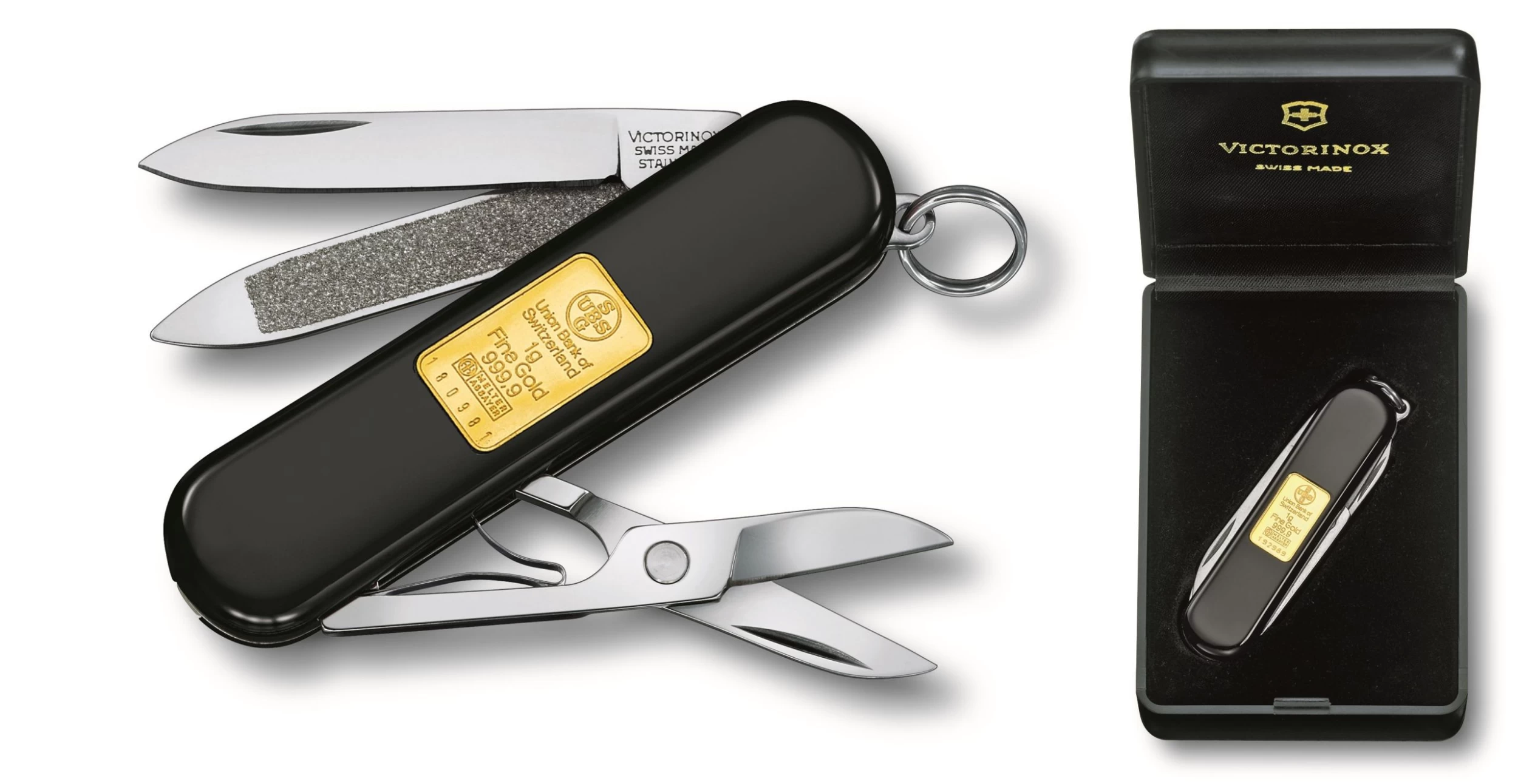 Victorinox Classic With 1g Gold Lingot 1 Victorinox Classic With 1g Gold Lingot