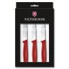 Victorinox Classic 4-Piece Utility Paring Knife Set With Red Handles