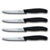 Swiss Classic 4-Piece 4.5" Spear Tip Serrated Steak Knife Set By Victorinox