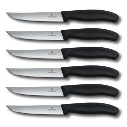 Swiss Classic 5" Gaucho 6-Piece Steak Knife Set By Victorinox