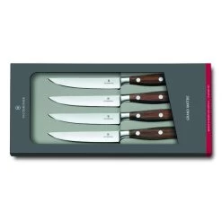 Victorinox Grand Maitre Wood 4-Piece Steak Knife Set