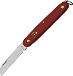 Victorinox Twine Folding Knife 2.5" Stainless Steel Sheepsfoot Blade Red Valox Handle 39051