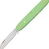 Victorinox Floral Folding Knife 2.5" Stainless Steel Blade Green Composition Handle 3905047